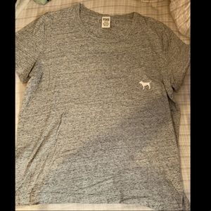 Gray PINK Pocket Tee